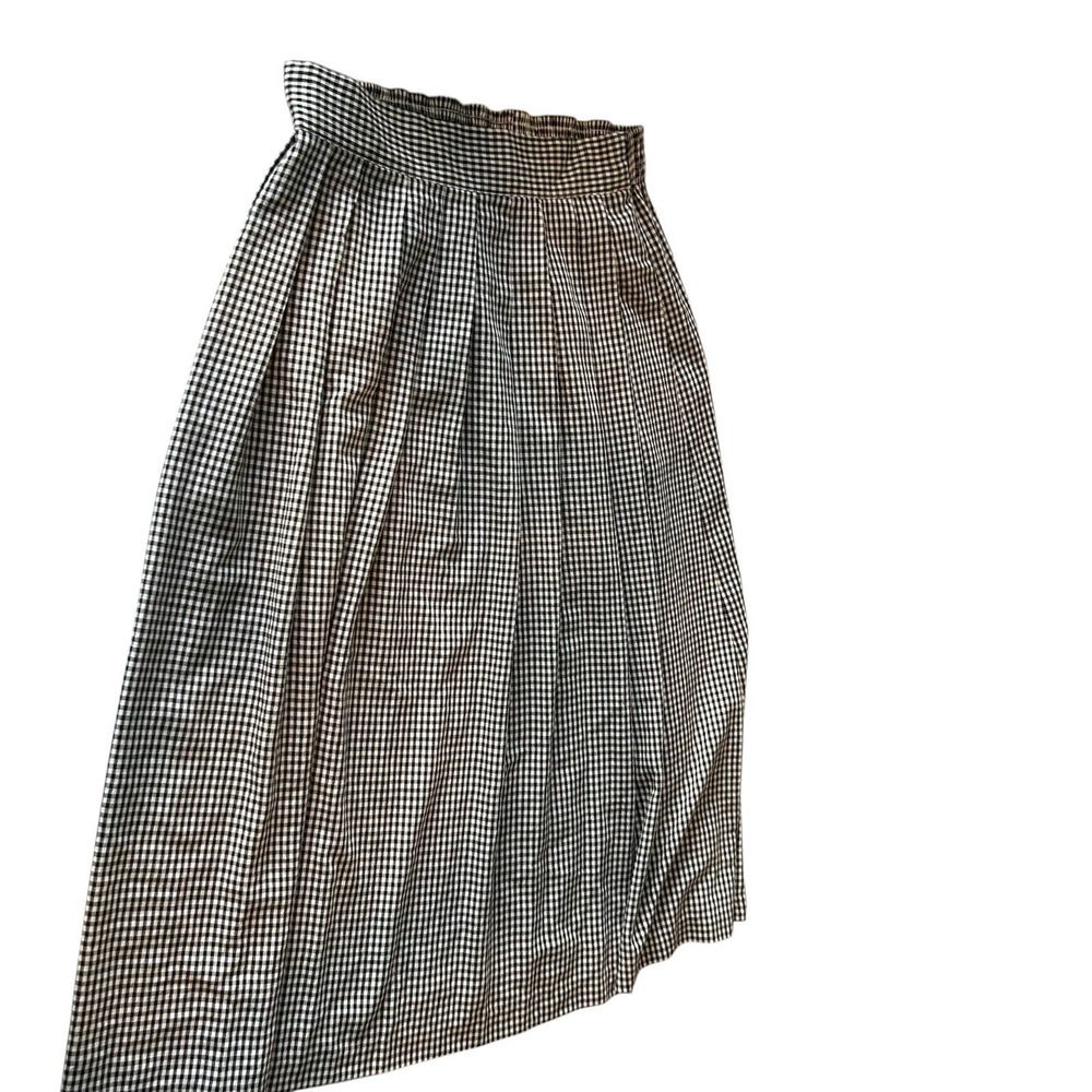 VTG Willow Ridge Buffalo Plaid Checkered Women Skirt Size10 Made In USA